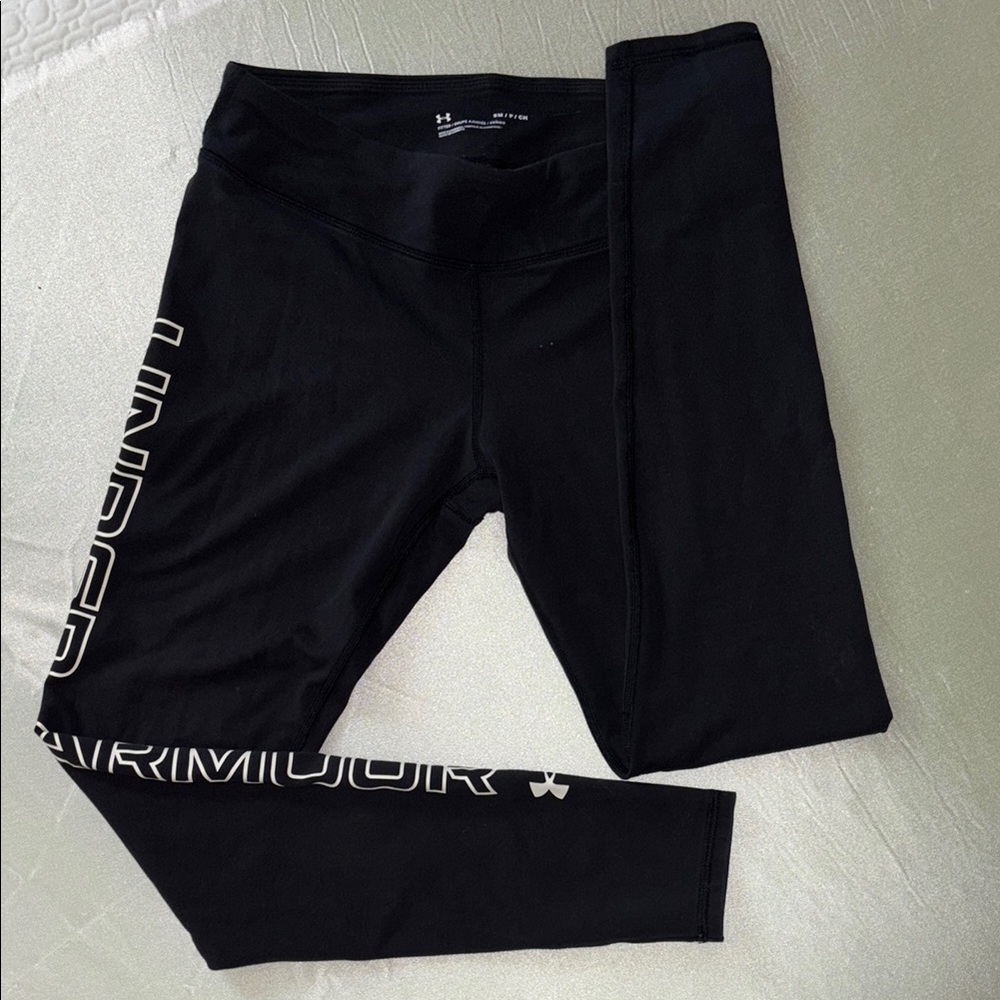 Under Armour Black Leggings Athletic Stretch Fit